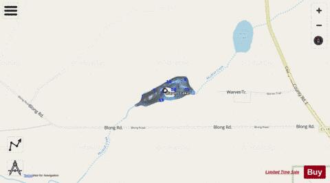 Warvet Lake depth contour Map - i-Boating App - Streets