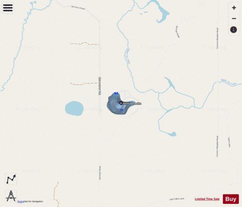 Whiteside Lake depth contour Map - i-Boating App - Streets