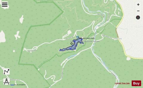 Boley Lake depth contour Map - i-Boating App - Streets