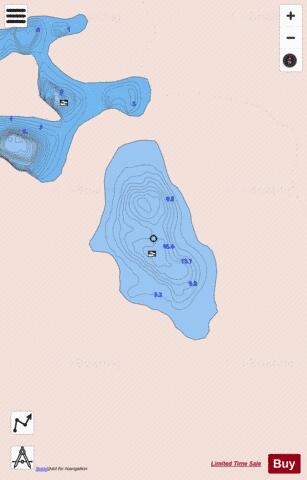 BearDTA depth contour Map - i-Boating App - Streets
