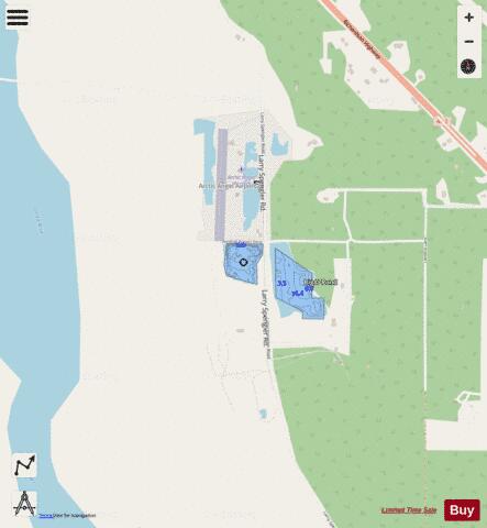 BigD2 depth contour Map - i-Boating App - Streets
