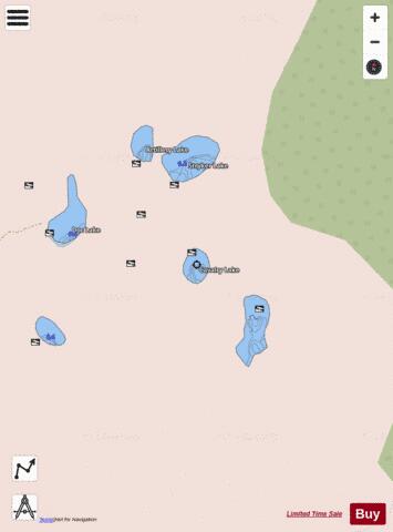 Calvary depth contour Map - i-Boating App - Streets