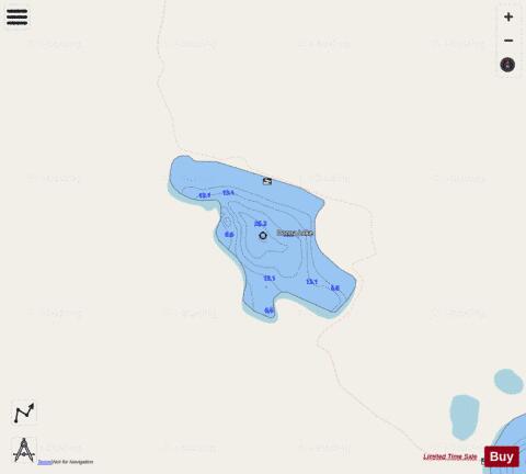 Donna depth contour Map - i-Boating App - Streets