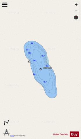 Dune depth contour Map - i-Boating App - Streets