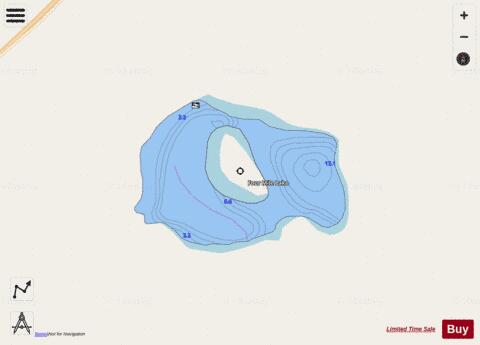 FourMile depth contour Map - i-Boating App - Streets