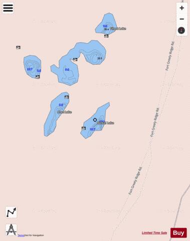 Nickel depth contour Map - i-Boating App - Streets