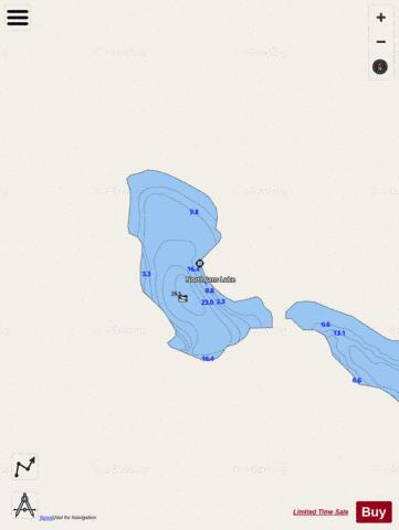 NorthJans depth contour Map - i-Boating App - Streets