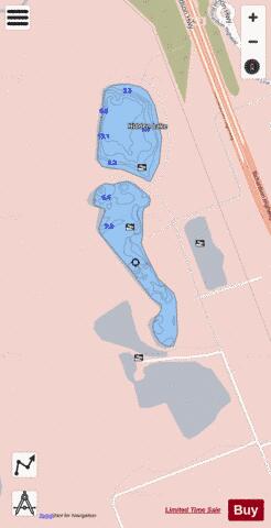 Pike depth contour Map - i-Boating App - Streets
