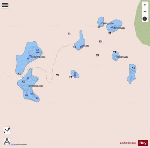 Rockhound depth contour Map - i-Boating App - Streets