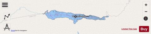 SevenMileBoulder depth contour Map - i-Boating App - Streets