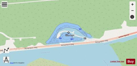 Shaw depth contour Map - i-Boating App - Streets