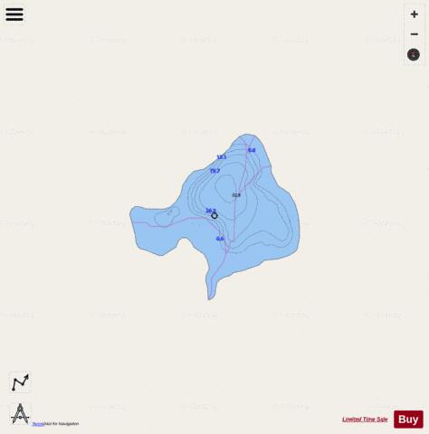 Sleeper depth contour Map - i-Boating App - Streets