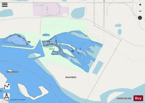 Tanana depth contour Map - i-Boating App - Streets