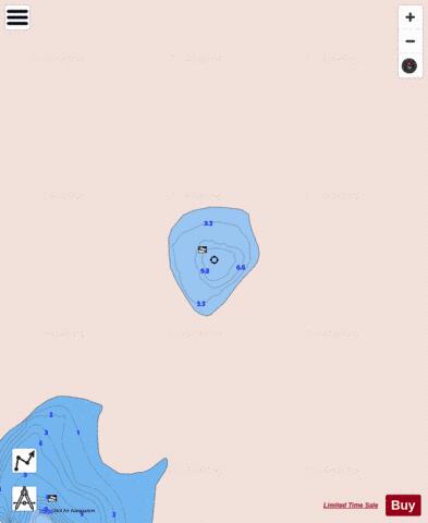 TriangleNorth depth contour Map - i-Boating App - Streets