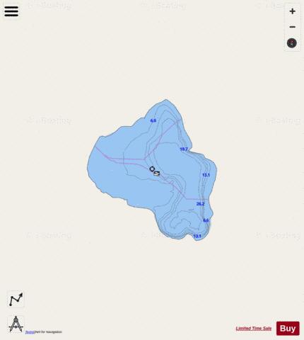 Volkmar depth contour Map - i-Boating App - Streets
