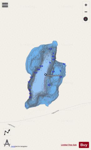 Chitbuna Lake depth contour Map - i-Boating App - Streets