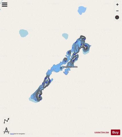 Pungokepuk depth contour Map - i-Boating App - Streets