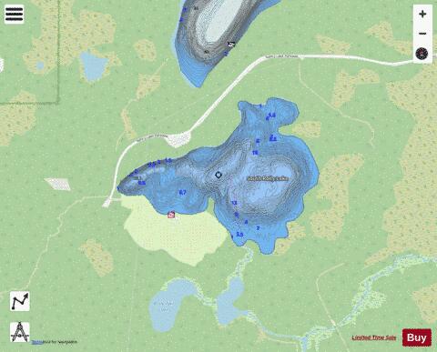 South Rolly Lake depth contour Map - i-Boating App - Streets