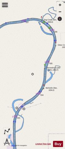 US_CC_AR_arkansas_e_sq_11_480_802 depth contour Map - i-Boating App - Streets
