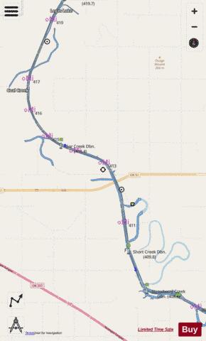 US_CC_AR_arkansas_e_sq_11_480_804 depth contour Map - i-Boating App - Streets