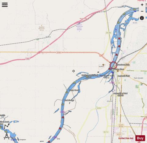 US_CC_AR_arkansas_e_sq_11_486_808 depth contour Map - i-Boating App - Streets