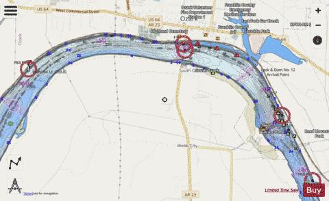 US_CC_AR_arkansas_e_sq_11_490_807 depth contour Map - i-Boating App - Streets