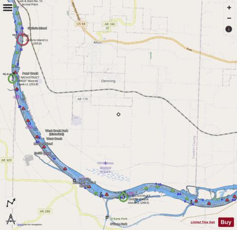 US_CC_AR_arkansas_e_sq_11_490_808 depth contour Map - i-Boating App - Streets
