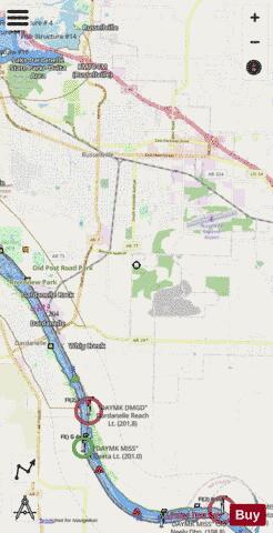 US_CC_AR_arkansas_e_sq_11_494_809 depth contour Map - i-Boating App - Streets
