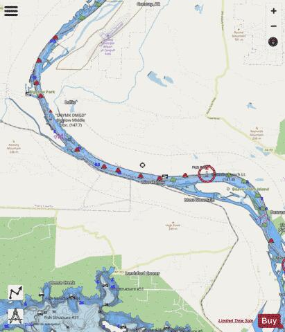 US_CC_AR_arkansas_e_sq_11_497_811 depth contour Map - i-Boating App - Streets