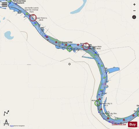 US_CC_AR_arkansas_e_sq_11_502_817 depth contour Map - i-Boating App - Streets