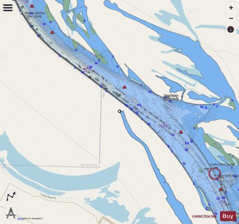 US_CC_AR_arkansas_e_sq_11_503_818 depth contour Map - i-Boating App - Streets