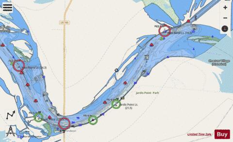 US_CC_AR_arkansas_e_sq_11_504_818 depth contour Map - i-Boating App - Streets
