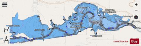 Nimrod Lake depth contour Map - i-Boating App - Streets