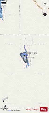Arrowhead Lake, Steuben county depth contour Map - i-Boating App - Streets