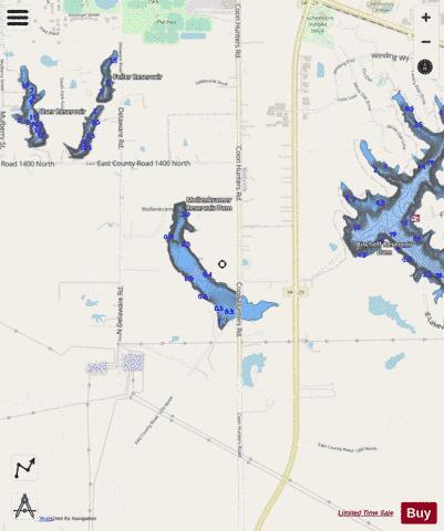 Mollenkramer depth contour Map - i-Boating App - Streets