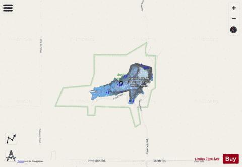 Atchison Co. SFL, Atchison depth contour Map - i-Boating App - Streets
