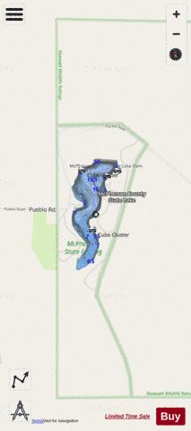 McPherson Co. SFL, McPherson depth contour Map - i-Boating App - Streets