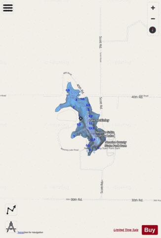 Neosho Co. SFL, Neosho depth contour Map - i-Boating App - Streets