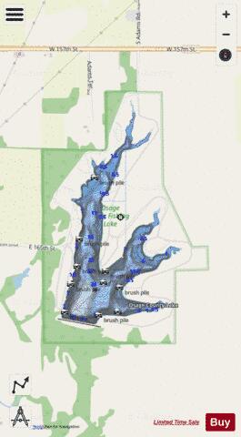 Osage Co. SFL, Osage depth contour Map - i-Boating App - Streets