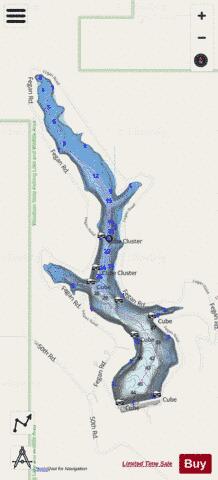 Woodson Co. SFL, Woodson depth contour Map - i-Boating App - Streets