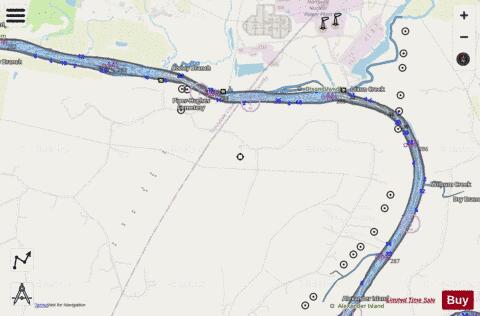 Cumberland River section 11_534_801 depth contour Map - i-Boating App - Streets