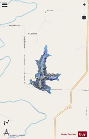Bethany New City Lake depth contour Map - i-Boating App - Streets
