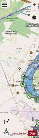 Lower Mississippi River section 11_504_842 depth contour Map - i-Boating App - Streets