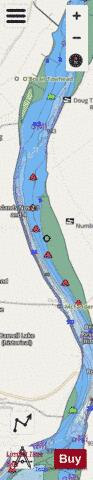 Lower Mississippi River section 11_516_798 depth contour Map - i-Boating App - Streets