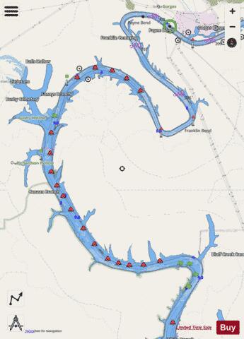 US_CC_MS_tombig_e_sq_11_527_820 depth contour Map - i-Boating App - Streets