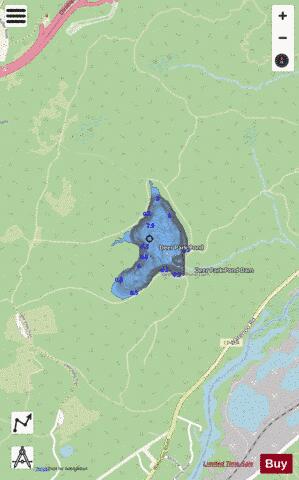 Deer Park Pond depth contour Map - i-Boating App - Streets