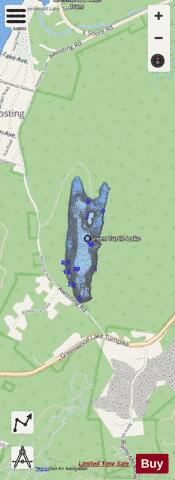 Green Turtle Lake depth contour Map - i-Boating App - Streets