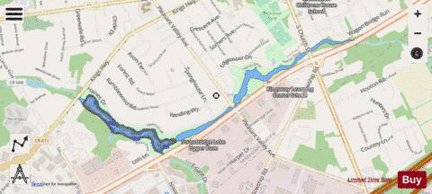Strawbridge depth contour Map - i-Boating App - Streets