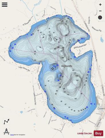 Caspian depth contour Map - i-Boating App - Streets