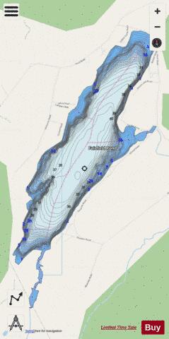 Fairfield Pond depth contour Map - i-Boating App - Streets